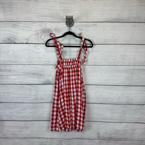 Old Navy Red and White Checkered Mini Dress - Picture 9 of 10